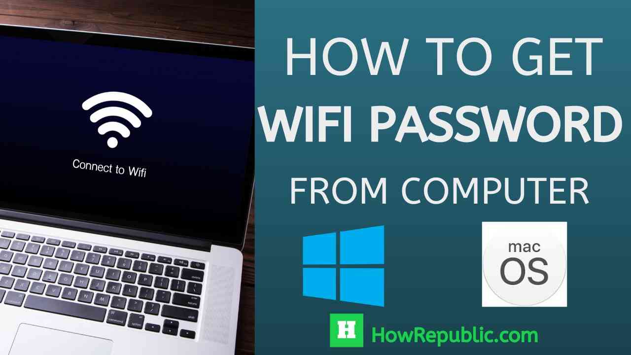 how to get a wifi password out of a connected computer