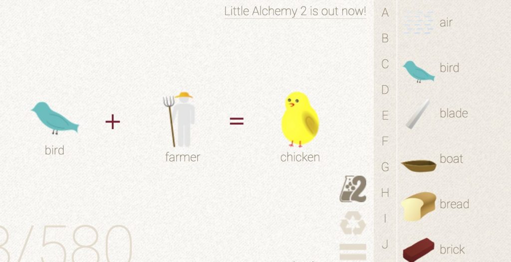 How to make chicken in Little Alchemy – Little Alchemy Official Hints!