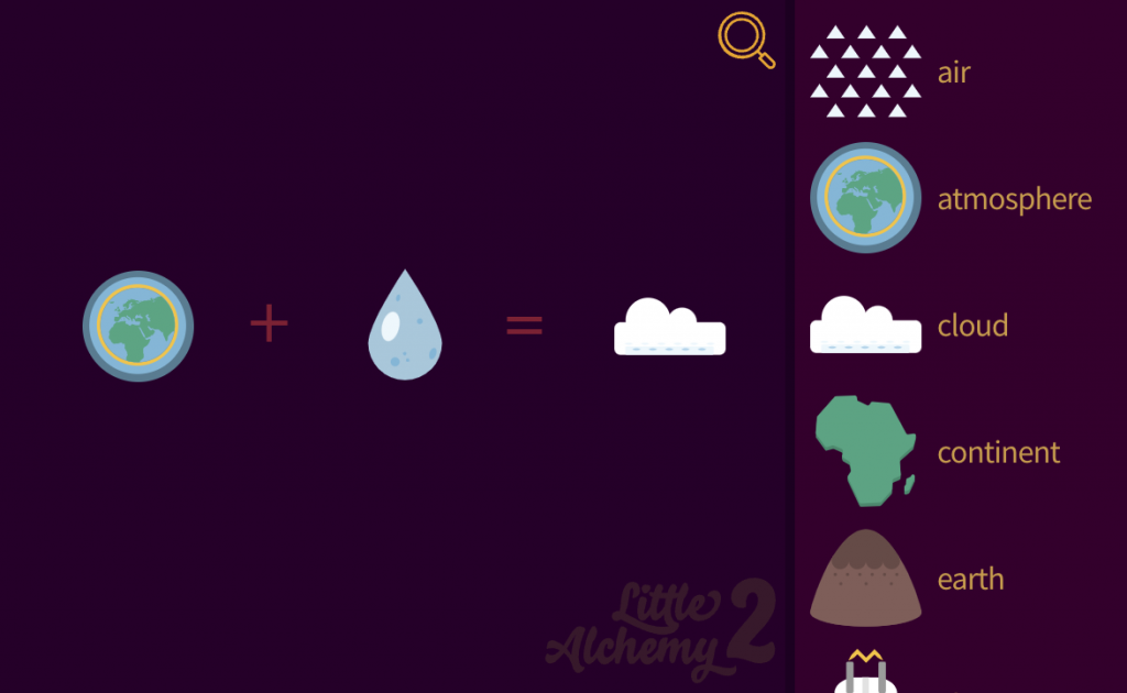 How to make Cloud in Little Alchemy 2