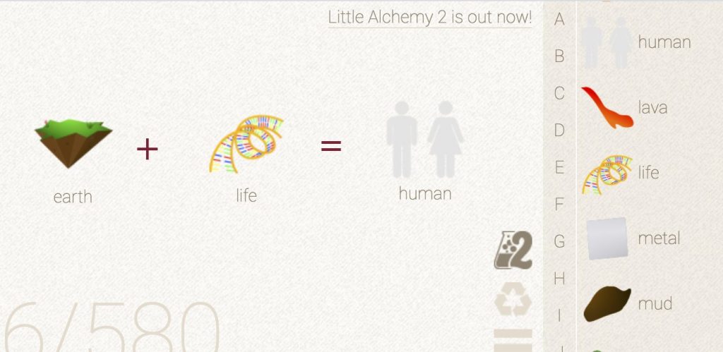 How to make Human in Little Alchemy