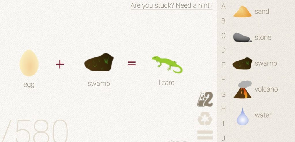 how to make lizard little alchemy