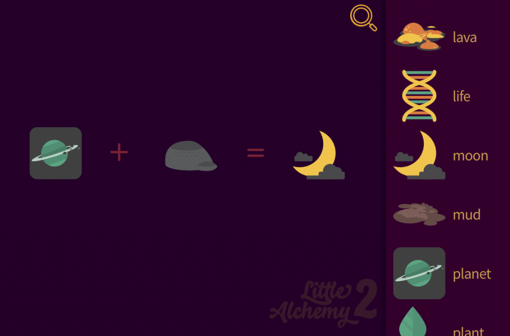 How to make Moon in Little Alchemy 2