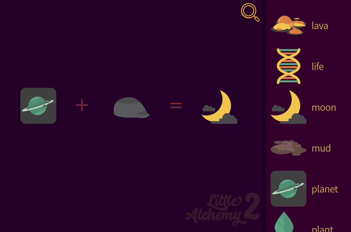 How to make Moon in Little Alchemy 2 HowRepublic