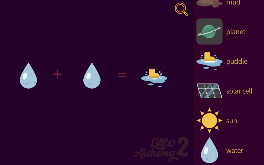 How to make Puddle in Little Alchemy 2