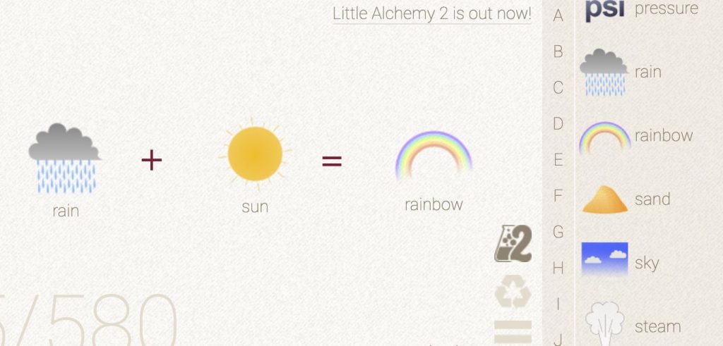 How to make Rainbow in Little Alchemy