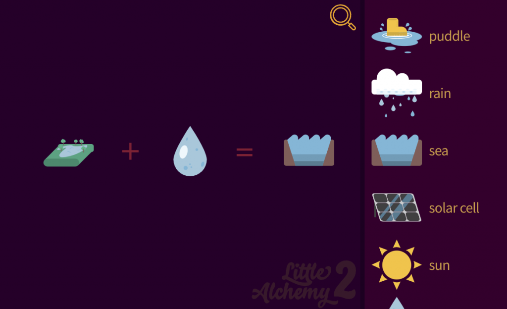 How to make Sea in Little Alchemy 2