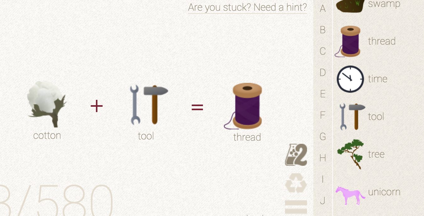 How to make Thread in Little Alchemy HowRepublic