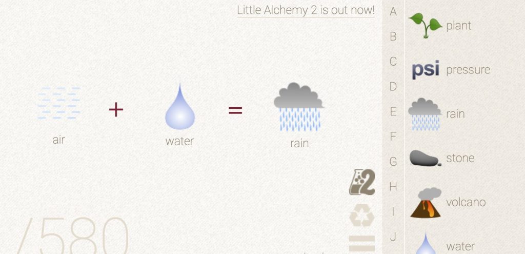 how to make rain in little alchemy