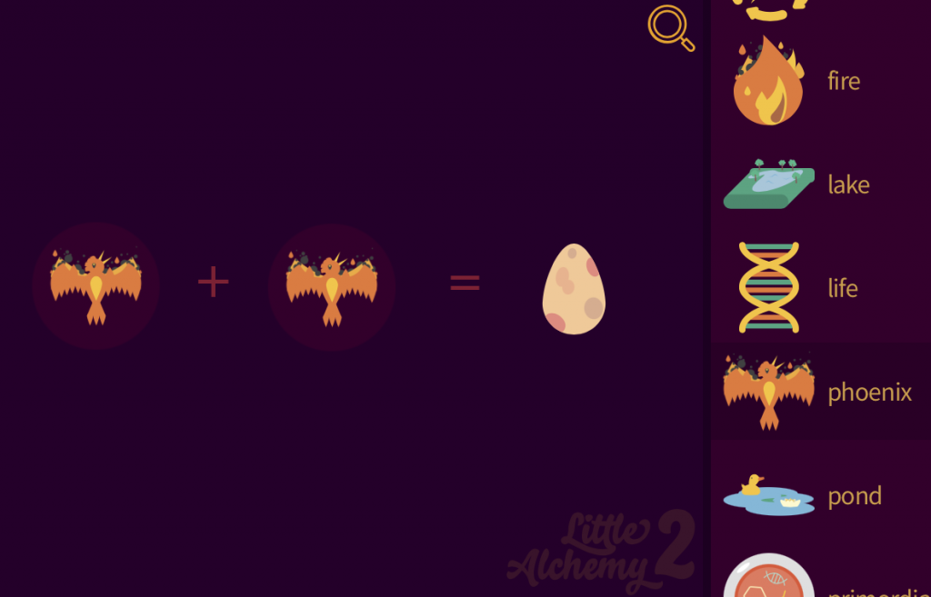 How to make Egg in Little Alchemy 2