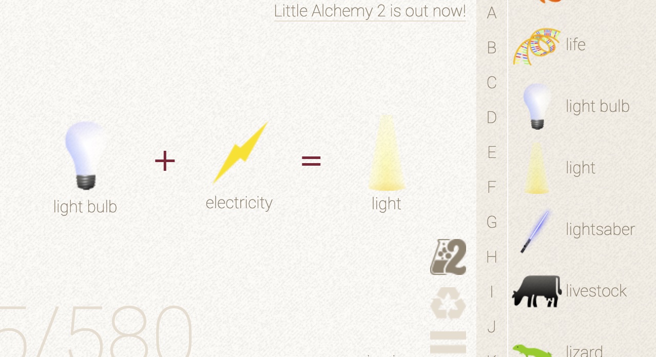 How to make Light in Little Alchemy HowRepublic