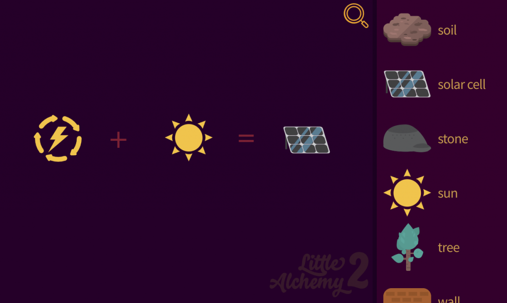How to make Solar Cell in Little Alchemy 2