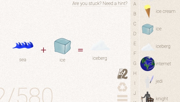 How to make Iceberg in Little Alchemy