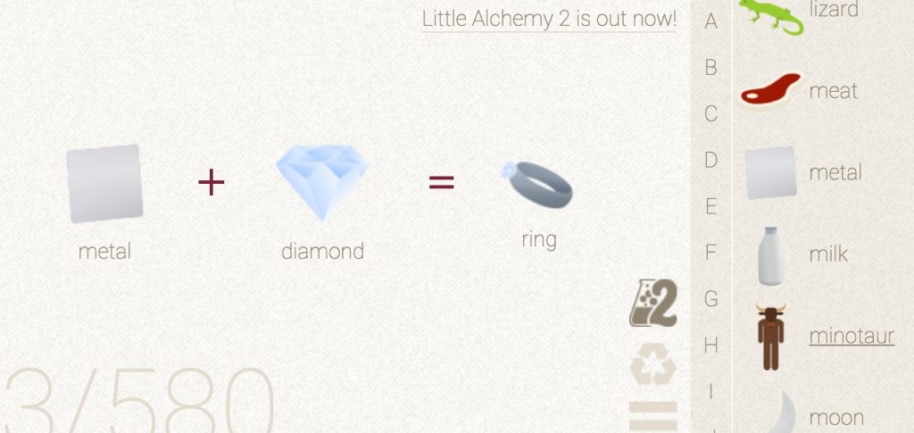 How to make Ring in Little Alchemy