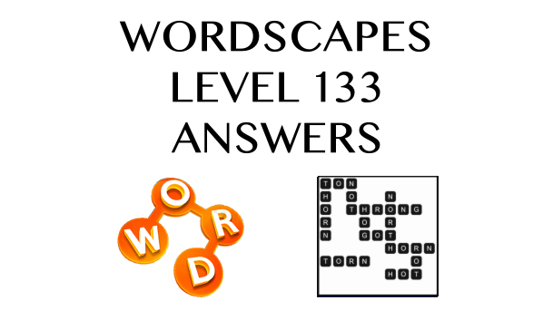 Wordscapes Level 133 Answers