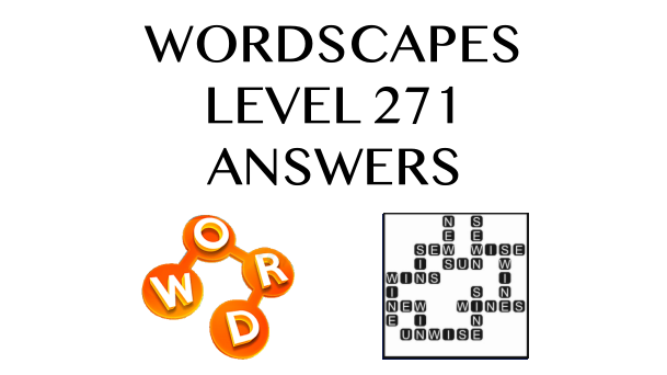Wordscapes Level 271 Answers