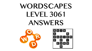 Wordscapes Level 3061 Answers
