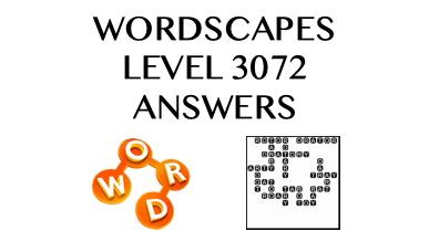 Wordscapes Level 3072 Answers