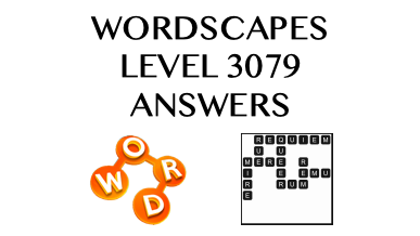 Wordscapes Level 3079 Answers