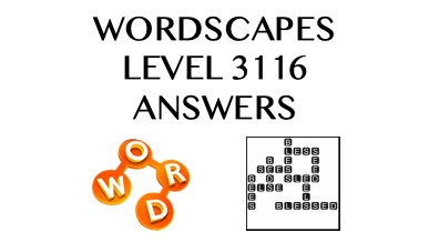 Wordscapes Level 3116 Answers
