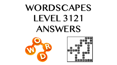 Wordscapes Level 3121 Answers