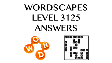 Wordscapes Level 3125 Answers