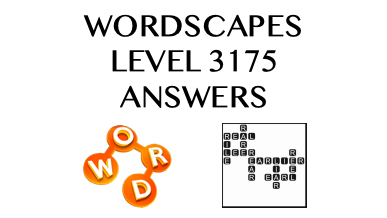 Wordscapes Level 3175 Answers