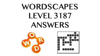 Wordscapes Level 3187 Answers
