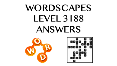 Wordscapes Level 3188 Answers