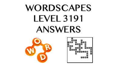 Wordscapes Level 3191 Answers