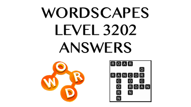 Wordscapes Level 3202 Answers