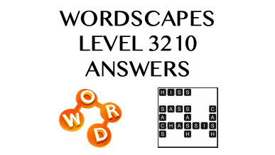 Wordscapes Level 3210 Answers