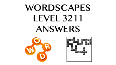 Wordscapes Level 3211 Answers