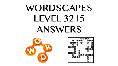 Wordscapes Level 3215 Answers