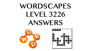 Wordscapes Level 3226 Answers