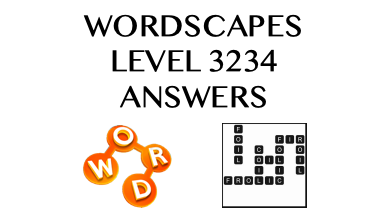 Wordscapes Level 3234 Answers
