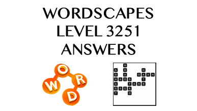 Wordscapes Level 3251 Answers