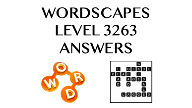 Wordscapes Level 3263 Answers