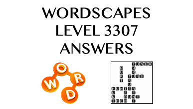 Wordscapes Level 3307 Answers