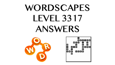 Wordscapes Level 3317 Answers