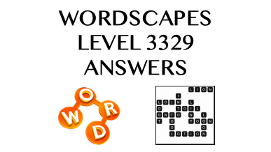 Wordscapes Level 3329 Answers