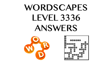 Wordscapes Level 3336 Answers