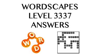 Wordscapes Level 3337 Answers