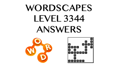 Wordscapes Level 3344 Answers