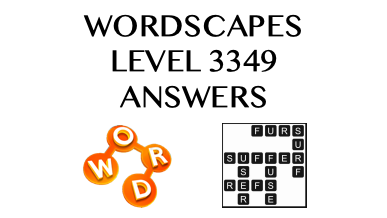 Wordscapes Level 3349 Answers