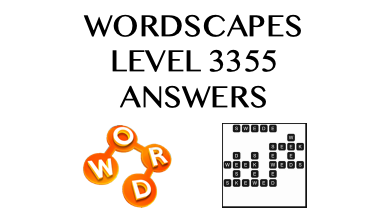 Wordscapes Level 3355 Answers