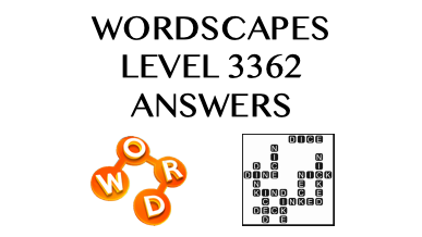 Wordscapes Level 3362 Answers
