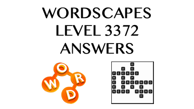 Wordscapes Level 3372 Answers