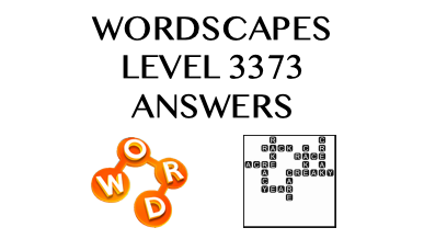 Wordscapes Level 3373 Answers