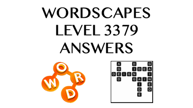 Wordscapes Level 3379 Answers