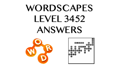 Wordscapes Level 3452 Answers